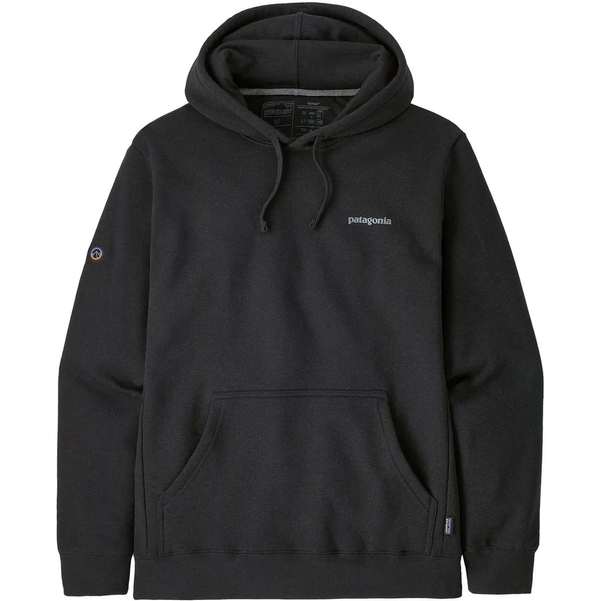 Patagonia Fitz Roy Icon Uprisal Kapuzensweater, schwarz