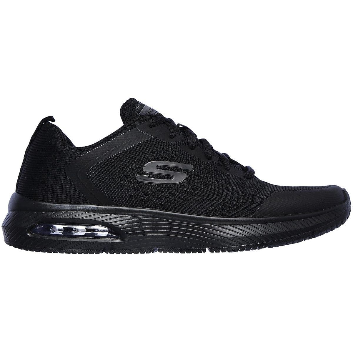 Skechers Dyna-Air - Pelland Herren Freizeitschuhe, schwarz, Größe 45