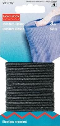 Prym 3m Standard Elastic Gummiband 5mm schwarz