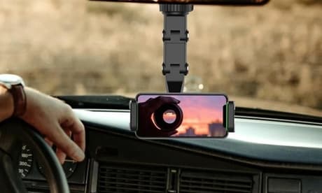 Smartphone-Halterung für den Rückspiegel