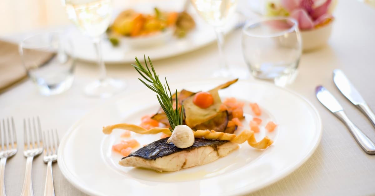 4-Gänge-Fisch-Menü mit Garnelen, Lachs oder Dorade nach Wahl