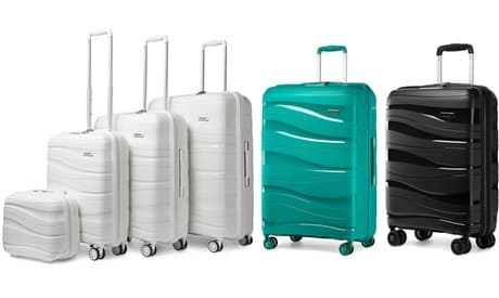 Reisekoffer: 14 + 20 + 24 + 28 Zoll / Schwarz
