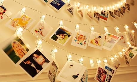 Lichterkette mit Fotoclips: 3 m / 2