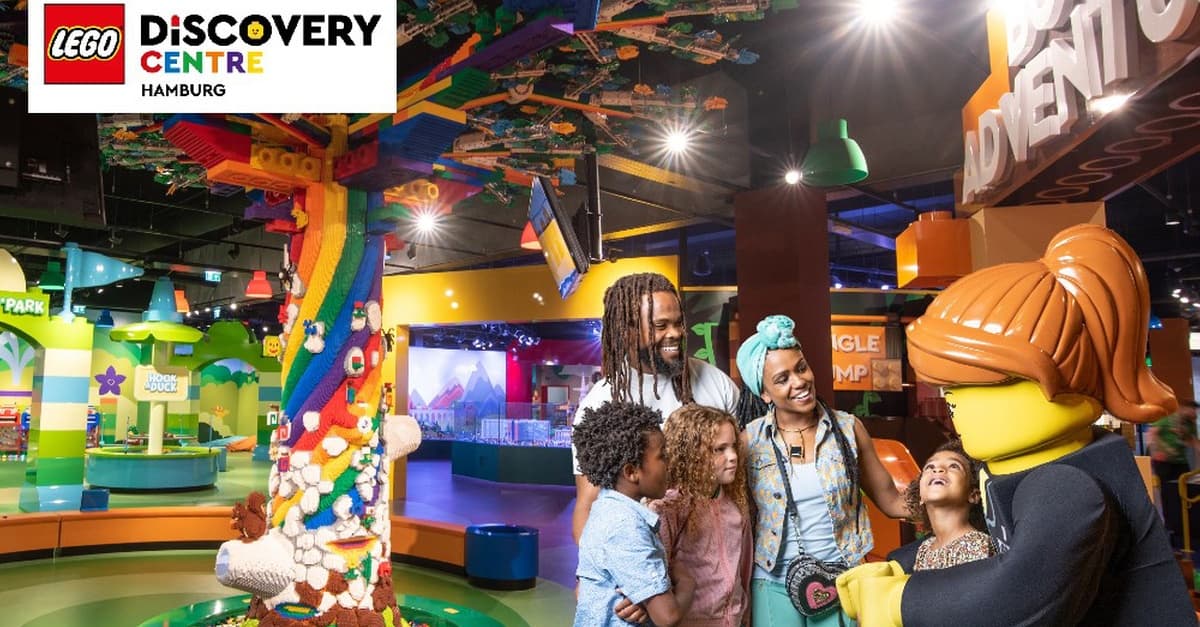 1 Standard-Eintrittskarte für das LEGO® Discovery Centre Hamburg