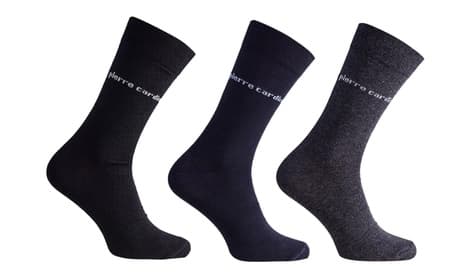 Pierre Cardin Socken: 30/ 18x Schwarz 6x Dunkelgrau 6x Navy / Gr. 39-42