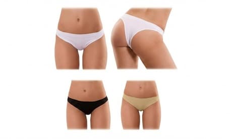 6er-Pack brasilianische Slips für Damen: S-M