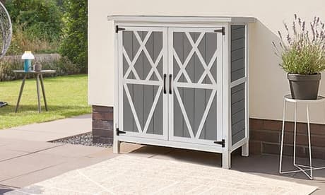 Home Deluxe Gartenschrank YANA aus Holz: L