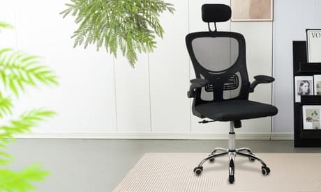 Bürostuhl: Modell Maddy (mit verstellbarer Kopfstütze)