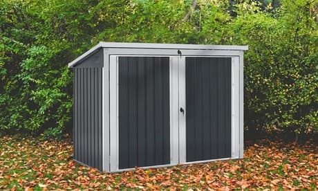 Home Deluxe Mülltonnenbox: M - 2x 240L