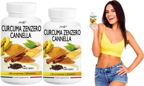 Line@Diet Kapseln mit Kurkuma Ingwer Zimt und schwarzem Pfeffer: 120