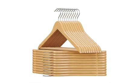 20-Pack Zuno Holzkleiderbügel