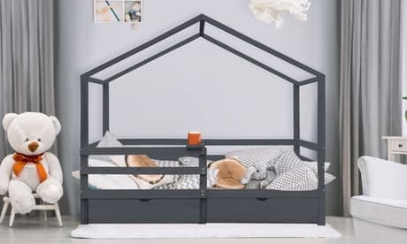 Home Deluxe Kinderbett Schubladen mit Wolkenland