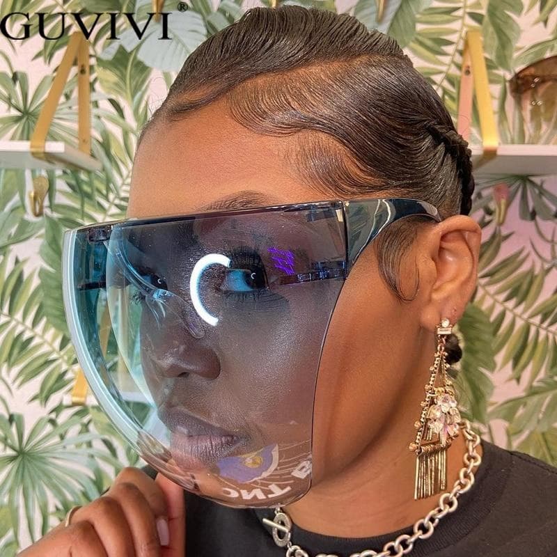 Herren Damen Faceshield Schutzbrille Schutzbrille Safety Blocc Brille Anti-Spray-Maske Schutzbrille Glas Sonnenbrille gelb