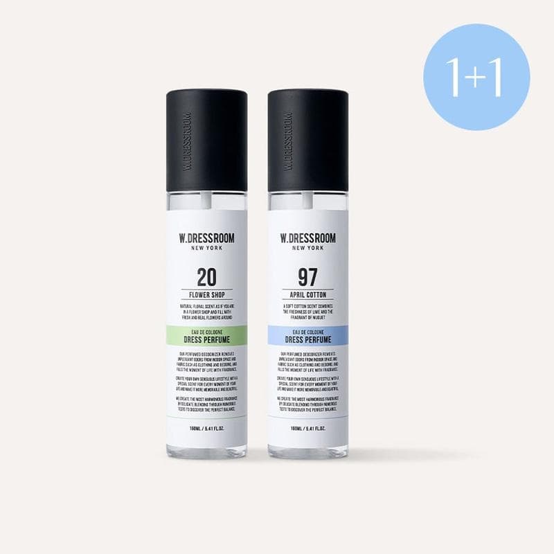 W.DRESROOM – Dress&Living Klares hypoallergenes und antibakterielles Parfüm inklusive BTS-Pick – 160 ml x 2 EA (21 Optionen)