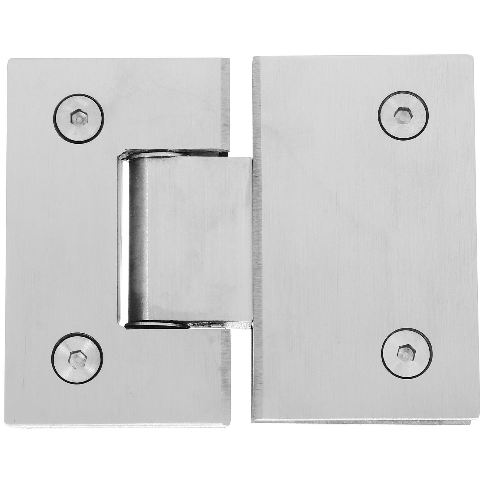 Edelstahl Glas Türscharnier Schwerlast Duschwand Beschläge Reibungsloser Betrieb Badezimmer Trennwand Scharniere Für Glas silber