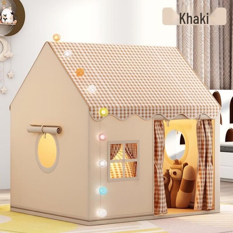 Kinder Indoor Spielzelt khaki