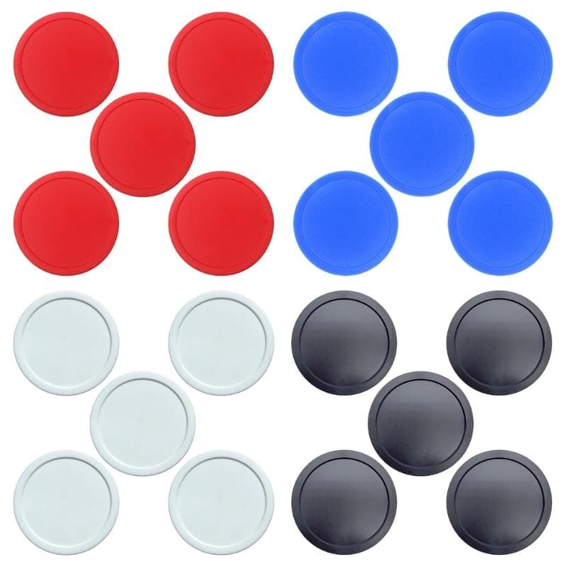5 Stück Runde Hockey Pucks Air Hockey Pucks Ball Ersatz Schwer Hockeytisch Pucks für Spieltische Ausrüstung schwarz