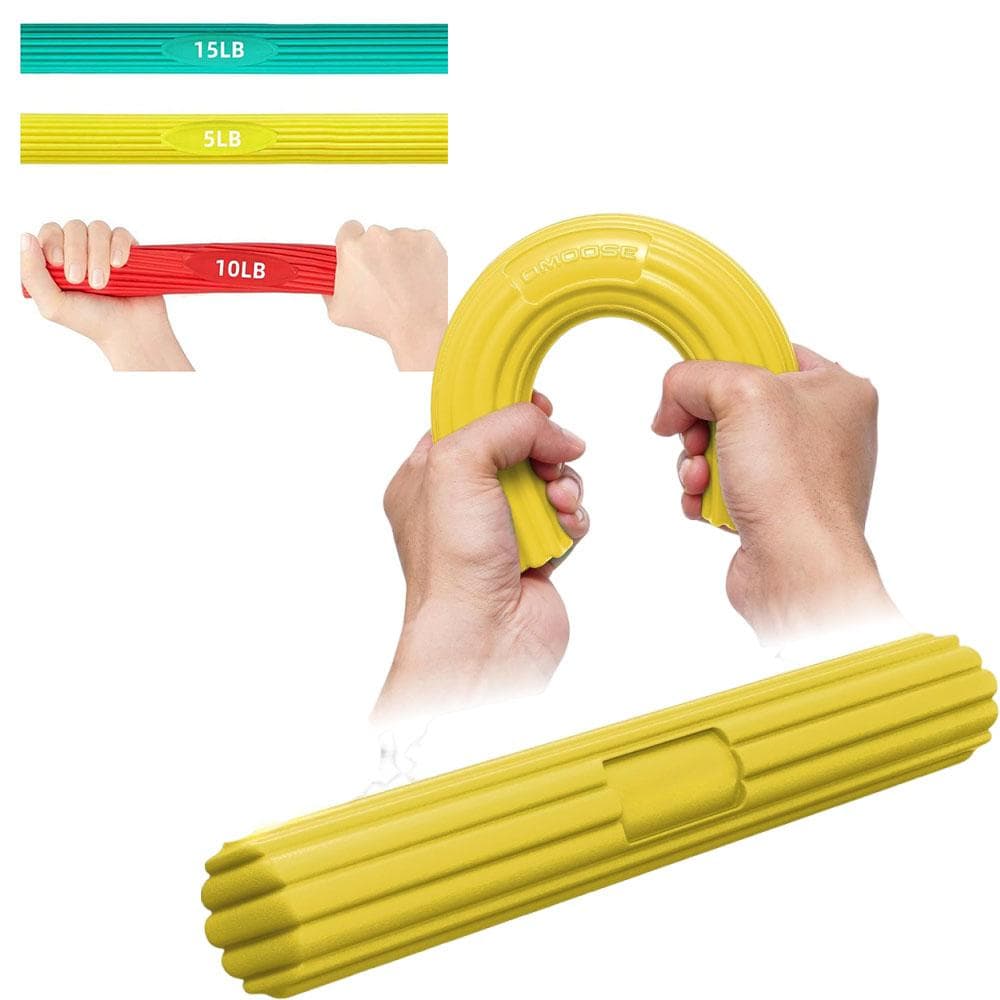 Flex Therapy Bar, Flexbar für Physiotherapie & Widerstandsstab für Golferellenbogen, Tendinitis, Handgelenk, Unterarmschmerzen, Verbesserung der