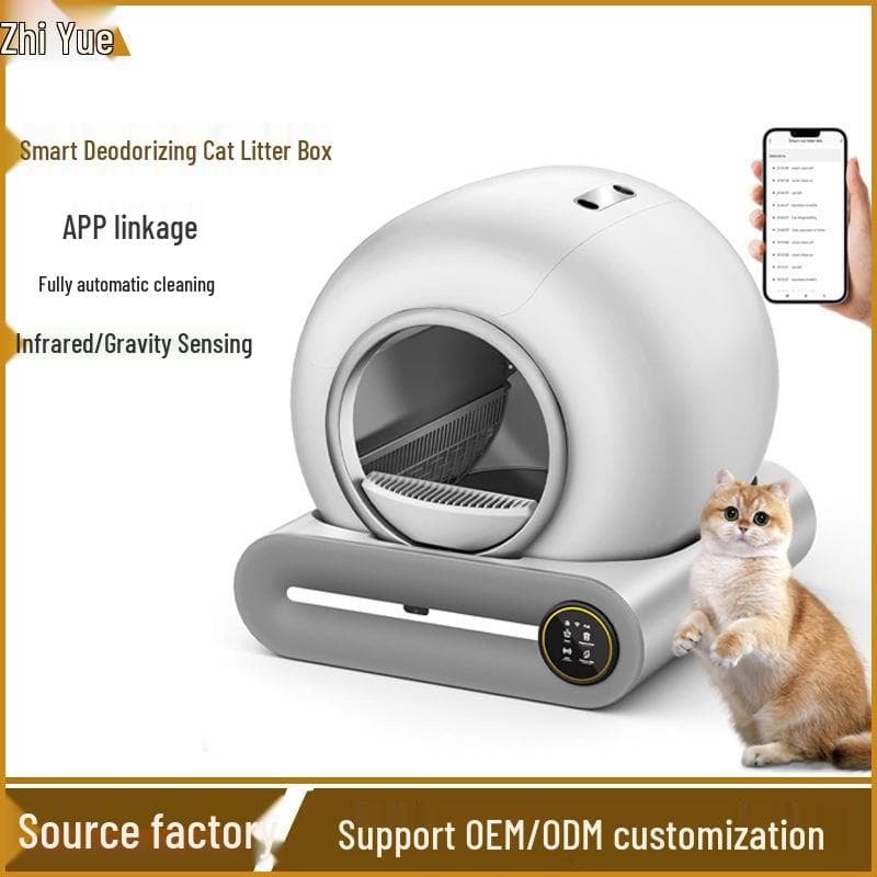 Automatische intelligente Katzentoilette mit Frischluftsystem & Selbstreinigung