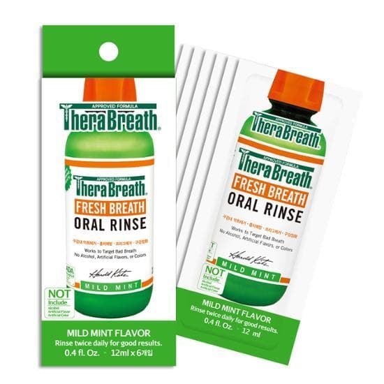 Thera Breath Mundspülung Tragbares Set 12ml x 6 Packungen (2 Typen, wählen Sie 1)