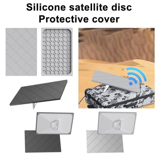 Schutzabdeckung für Starlink Gen 3 Wasserdicht Staubdicht Hagelsicher Outdoor Schüsselantenne Silikon Schutzhülle Hülle Schale Antennen Zubehör