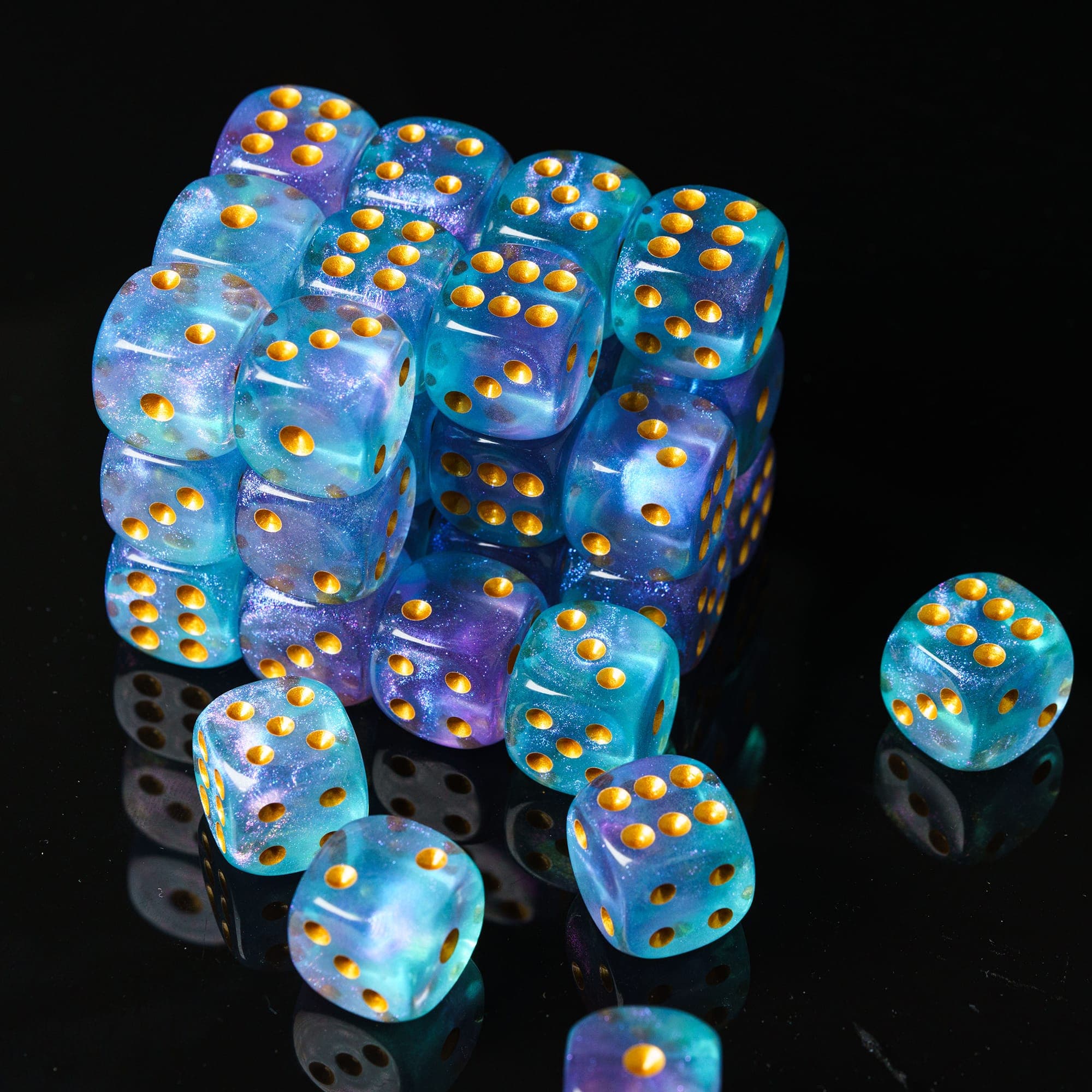 Poludie 10 Stück D6 Sechsseitige Würfel 16 mm Lustige Spiele Würfel für RPG Club Glücksspiel Desktop Party Bar Brettspiel Tischzubehör