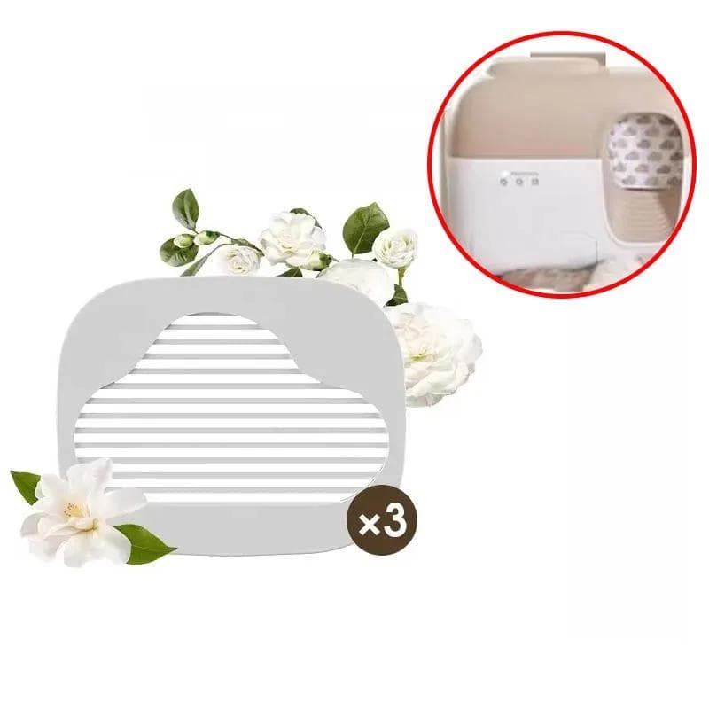 Petsnowy Automatische Katzenklo-Spezialzubehör Müllbeutel Professionelle Teile Trockenmittel Aromatherapie-Tablette Katzenzubehör