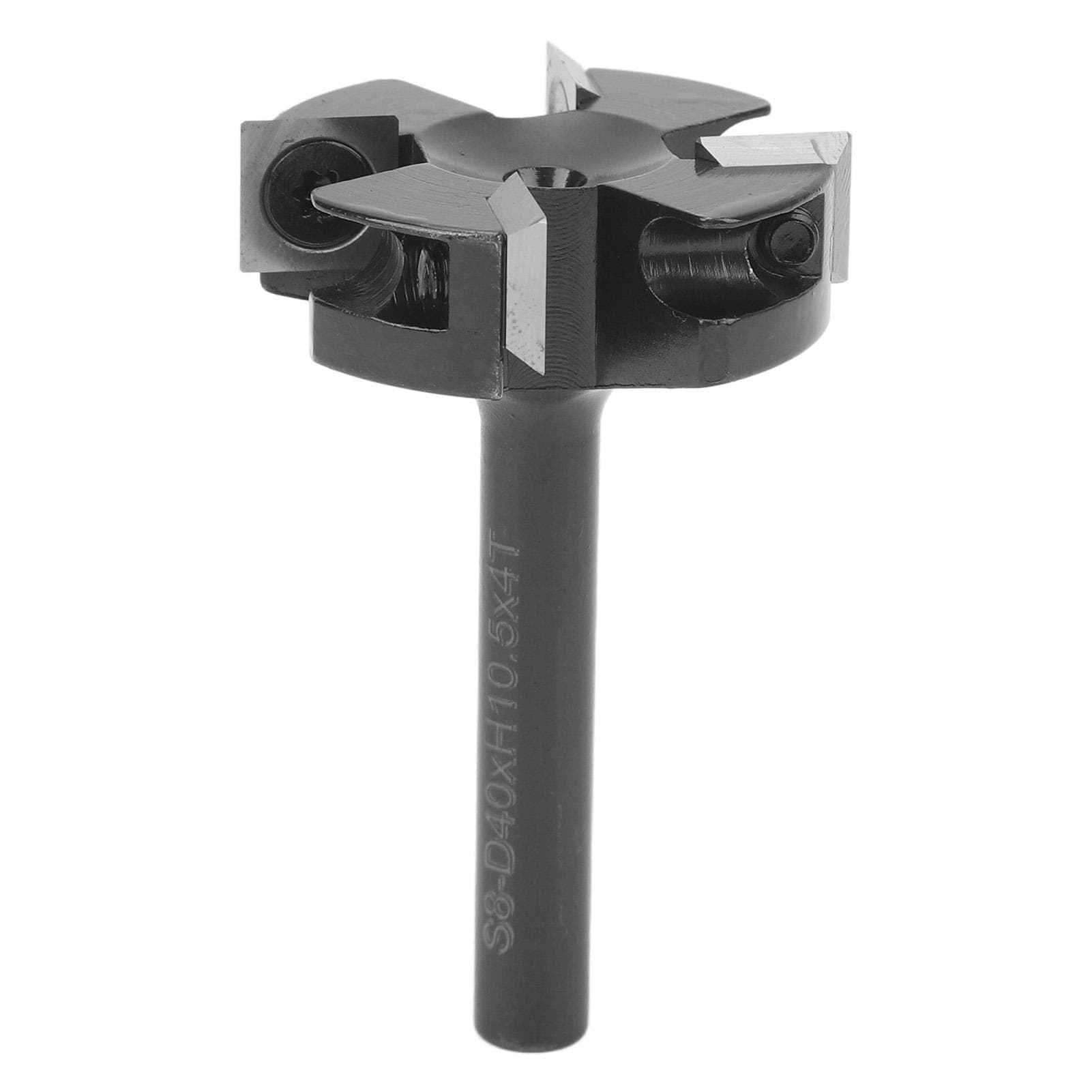 Abrichtfräser 4 Schneiden 8mm Schaft 40mm Schnittdurchmesser Hobelfräser Werkzeug für Holzbearbeitung