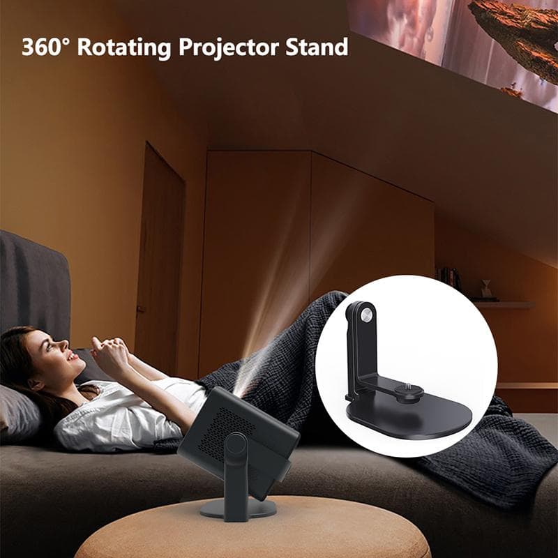 Projektorständer, Desktop-Halterung, verstellbar, 360 ° drehbar, für Xgimi Halo H6, Xiaomi Hy300 Hy320, Universalständer fürs Bett