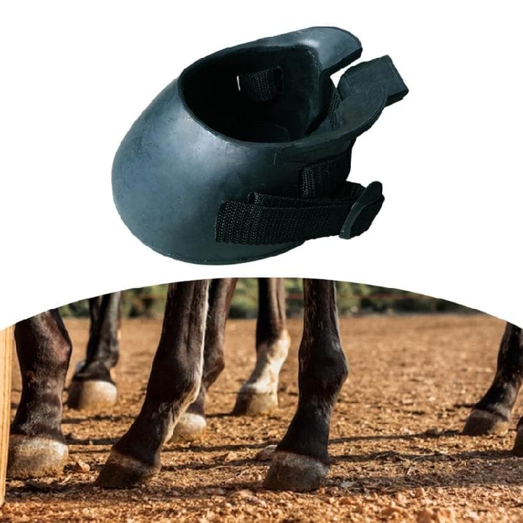 1 Paar Pferdehufschuhe für Hufschutz und Komfort Leichte Hufschuhe für Pferde Hufschuh-Wrap