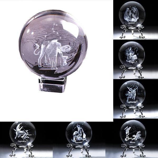 3D interne Schnitzerei Kristallkugel sphärische Anordnung Glas Briefbeschwerer kreatives Geschenk Geburtstagsgeschenk