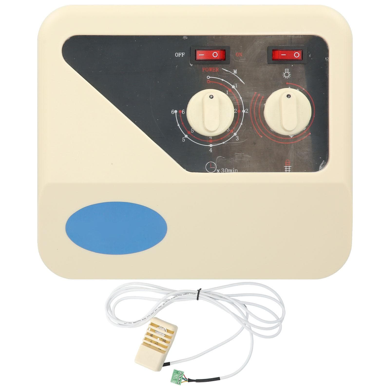 Externer Saunaofen-Controller mit Temperaturfühlerkabel für 3-9 kW Saunaofen 220 V