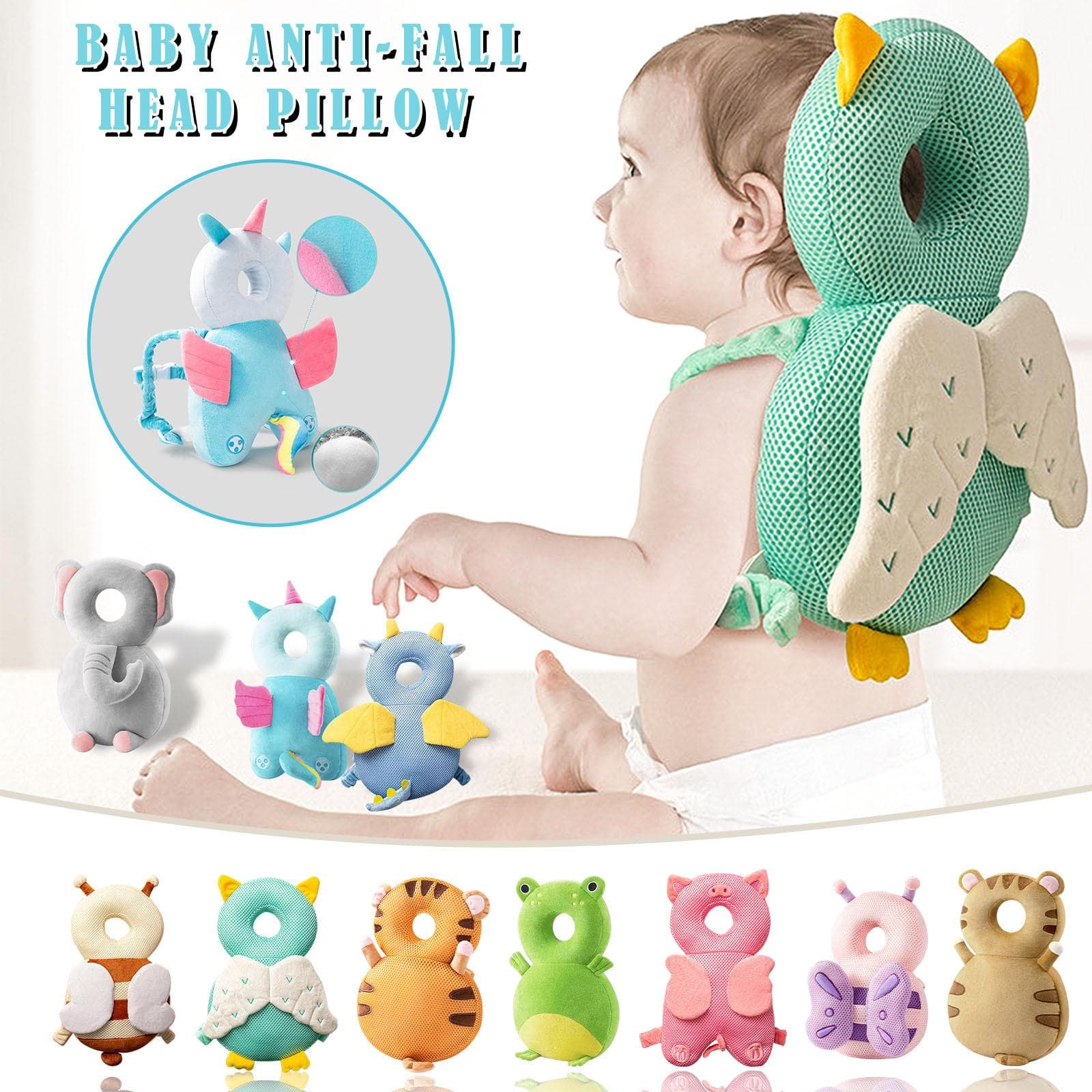 Baby Anti-Fall Kissen Pad Kind Kleinkind Kopfschutz Rückenkissen