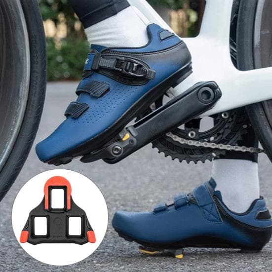 2 Stück/Set Fahrradschuhe Pedalplatten Kompatibel für SPD SH10 SH11 SH12 0/2/6 Grad Rennrad Selbstsichernd Klickpedal Ersatz blau
