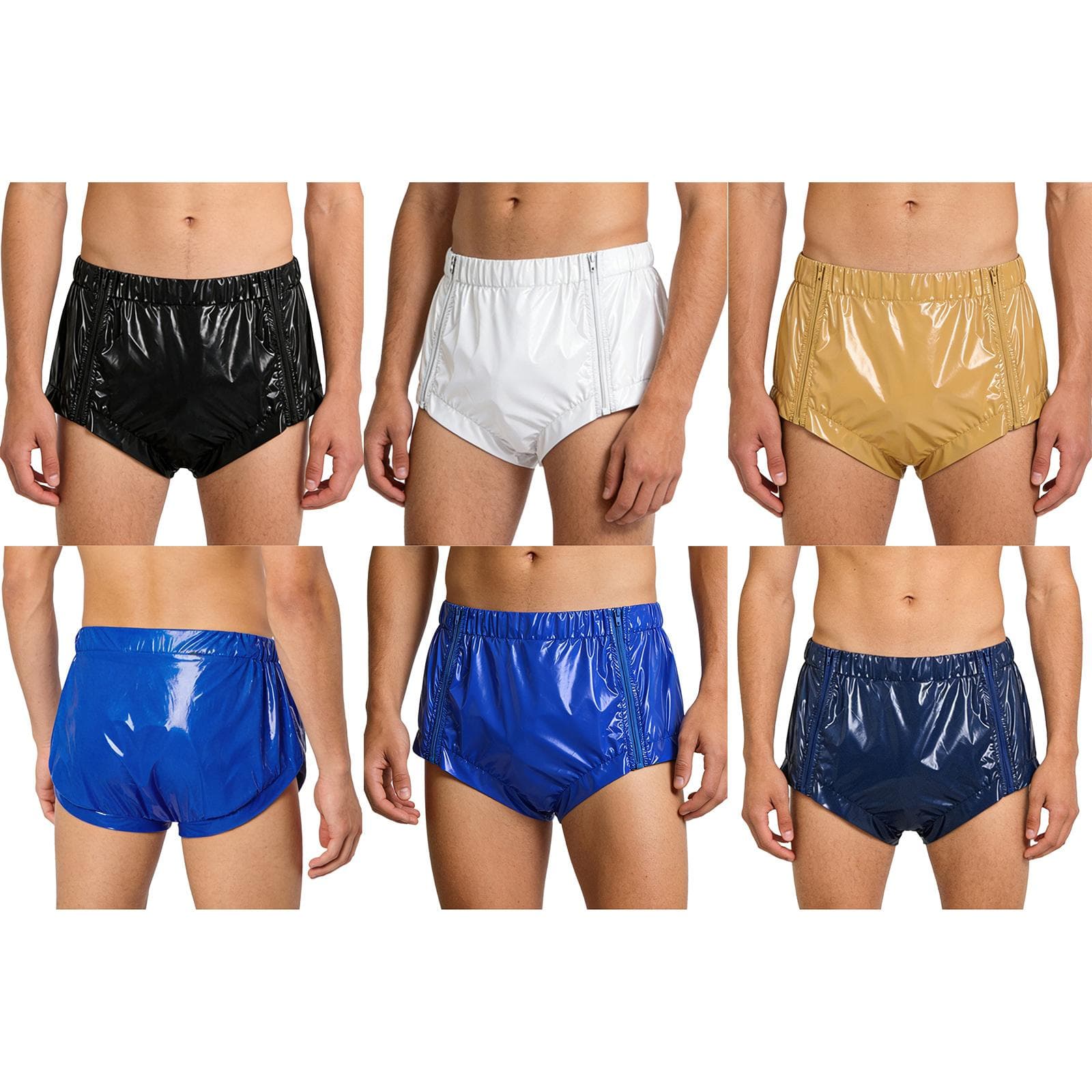 Wiederverwendbare wasserdichte Windelüberhose S-3XL: Reißverschluss-Slips zum Aufreißen für die Altenpflege, Krankenpflege & Erwachsene mit