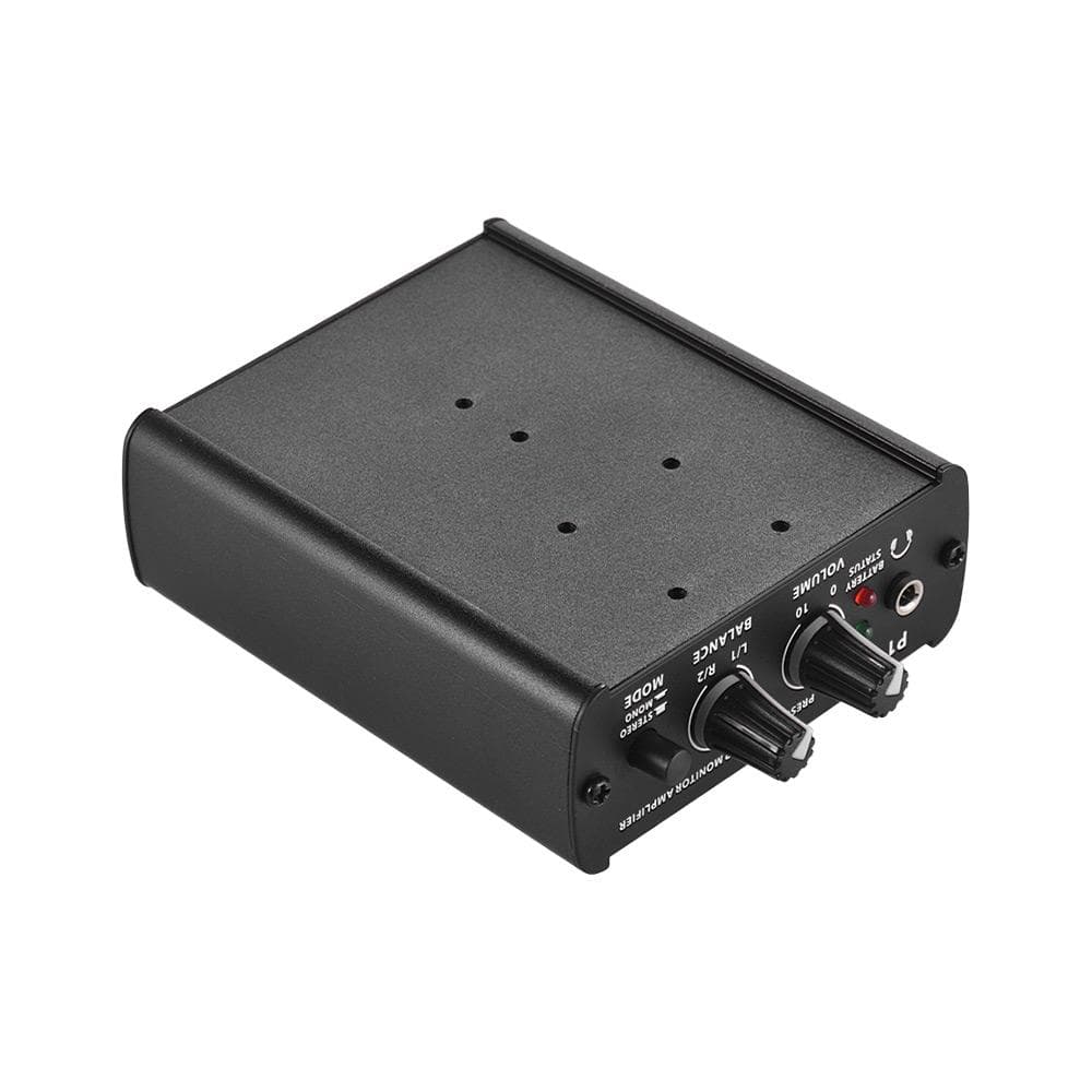 Muslady Persönlicher In-Ear-Monitor-Kopfhörer, Verstärker, Verstärker mit XLR-Eingängen und 3,5-mm-Ausgang