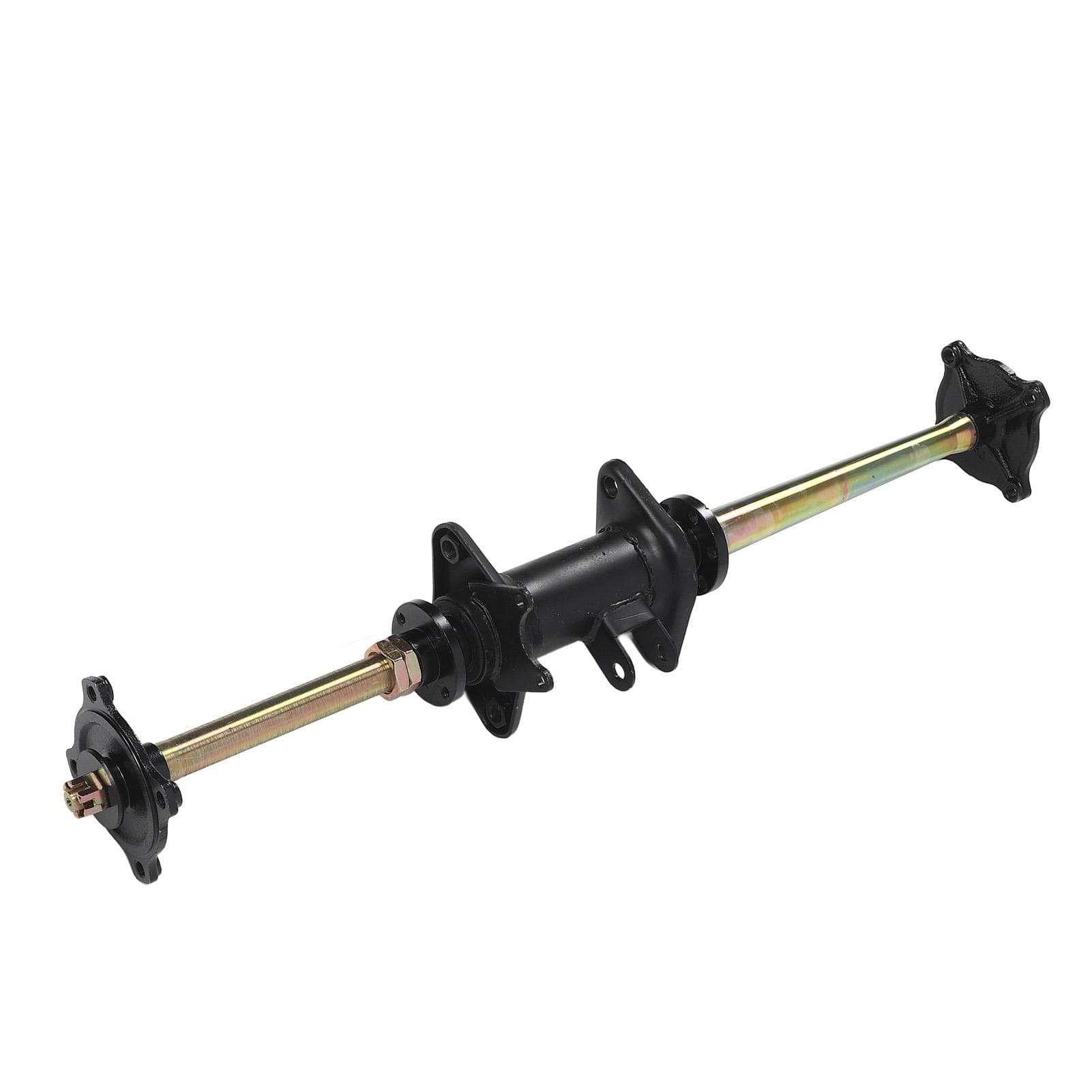 810mm 31in Go Kart Hinterachse mit Rahmenbefestigungswinkel und 4-Loch-Radflanschen für ATV Offroad