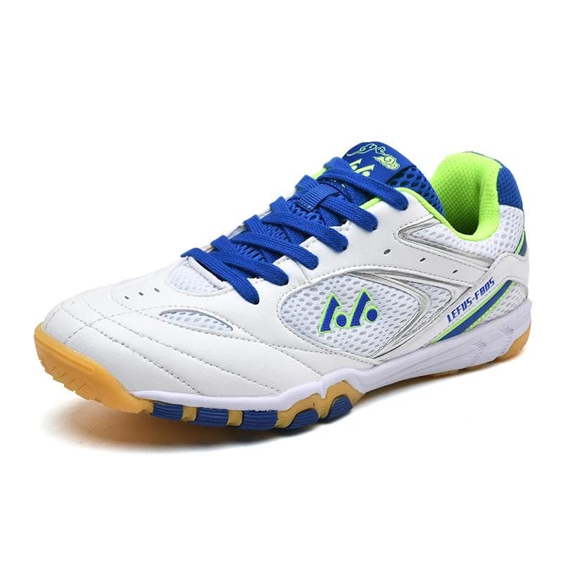 Professionelle Tischtennisschuhe für Herren und Damen Sport Outdoor Herren Badminton Fitness Sneaker in Grün und Blau Große Größe cm grün