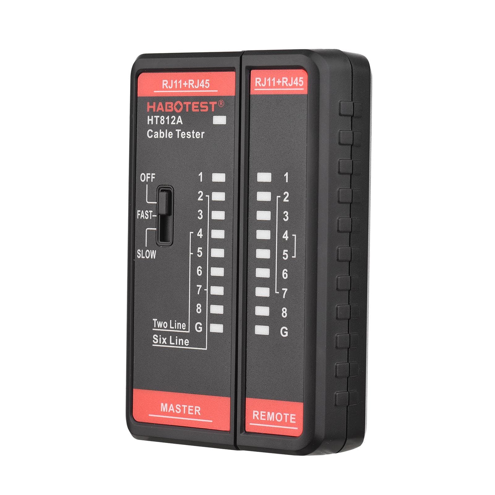 HABOTEST HT812A Netzwerkkabeltester Draht-Tracker Telefonleitungstestmessgerät Telefon & Netzwerk bunt