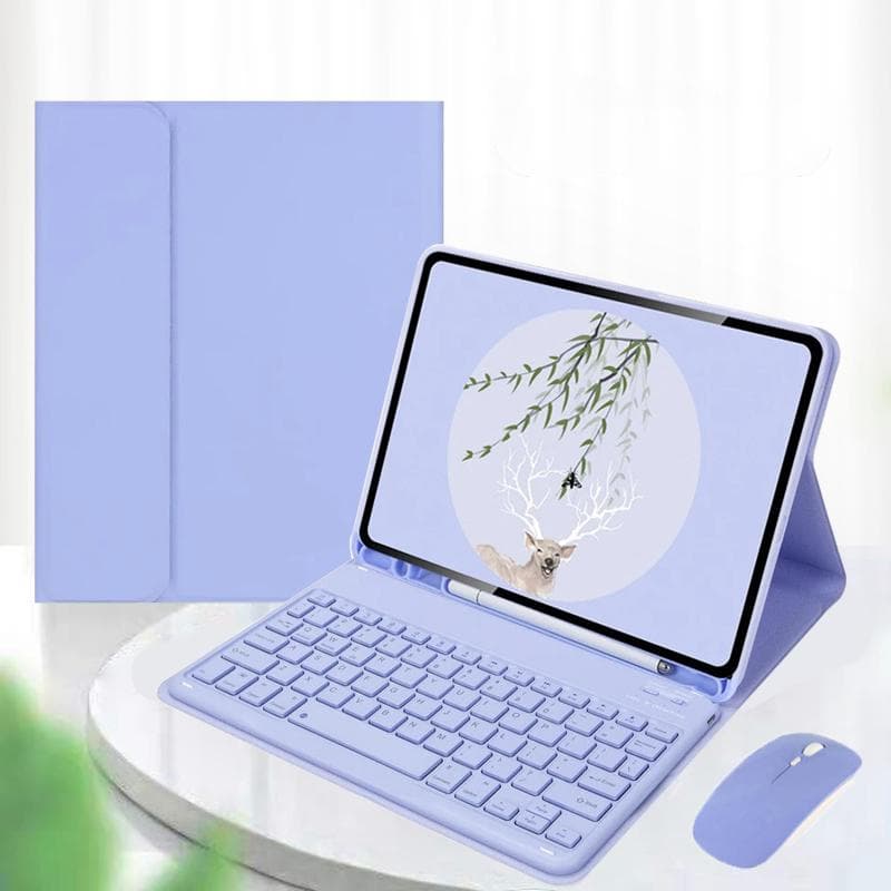 Tastaturabdeckung Funda für Samsung Galaxy Tab A9+ A9 Plus Tab S9 FE Tab A8 Tab A7 Tab S6 Lite Tab S7 S8 S9 11 10,9 10,4 10,5 Zoll mintgrün