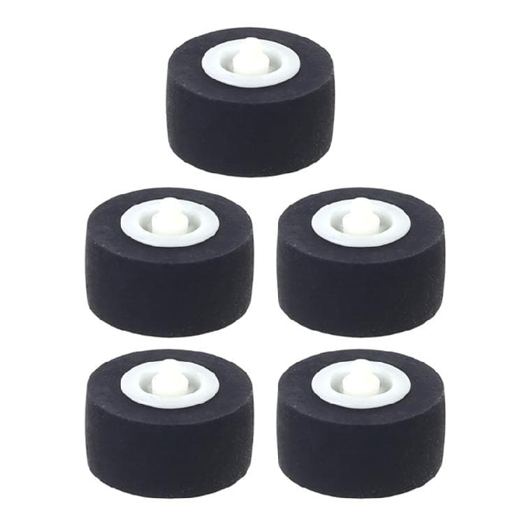 5 Stück Rekorder Andruckrolle 13x6x2mm Band Riemenscheibe für RS-CH770 RS-BX501 schwarz