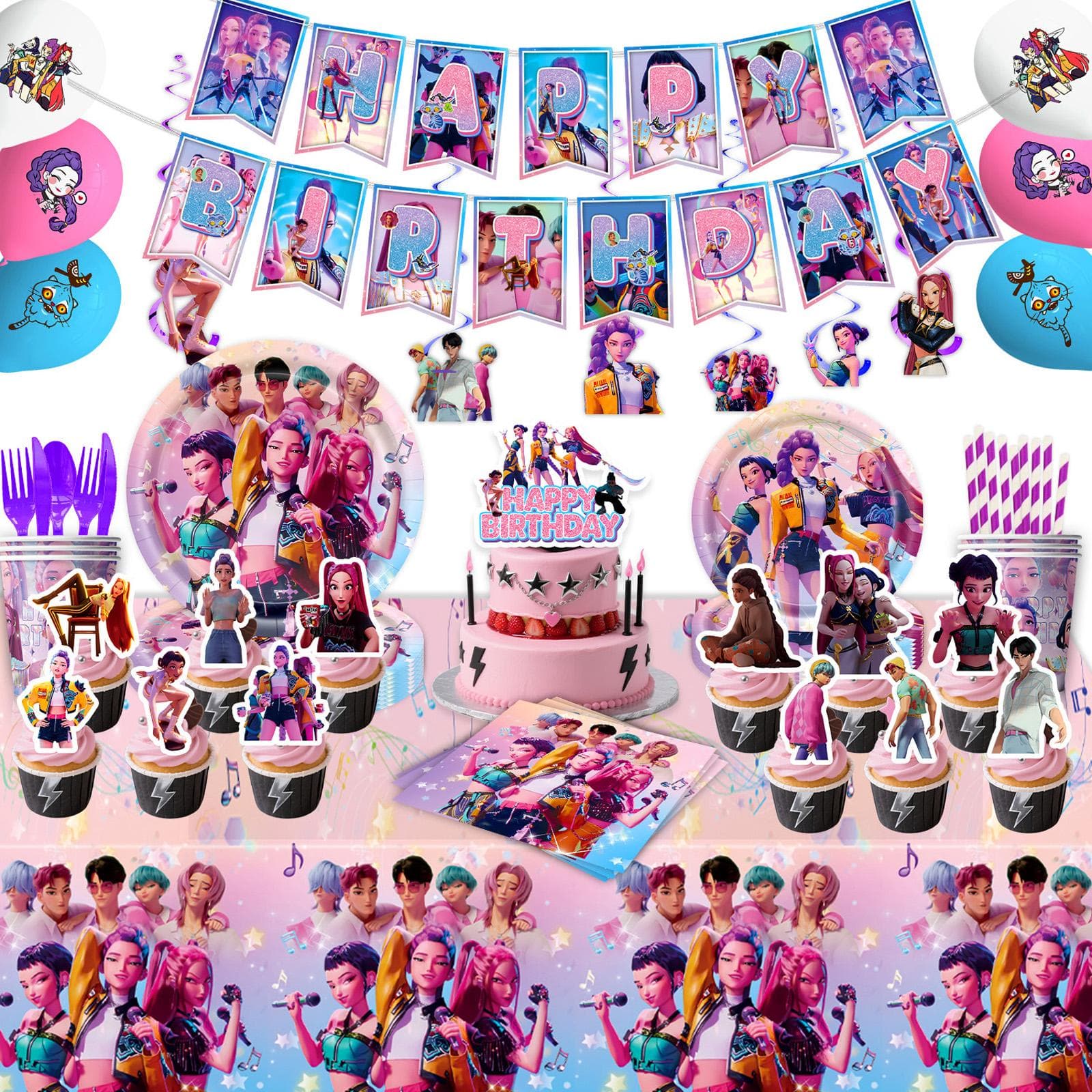 Mottoparty Deko Kindergeburtstag Deko Set cm