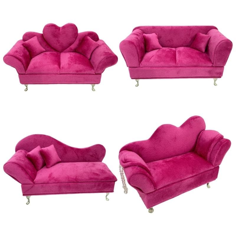 Premium Weiches Flanell Sofa Stil Schmuckschatulle Mit Mehreren Fächern Neu Rose Schmuckaufbewahrung