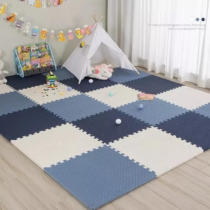 8-16 stücke Baby Puzzle Boden Kinder Teppich Bebe Matratze EVA Schaum Baby Decke Pädagogisches Spielzeug Spielen Matte für Kinder 30x1cm weiß