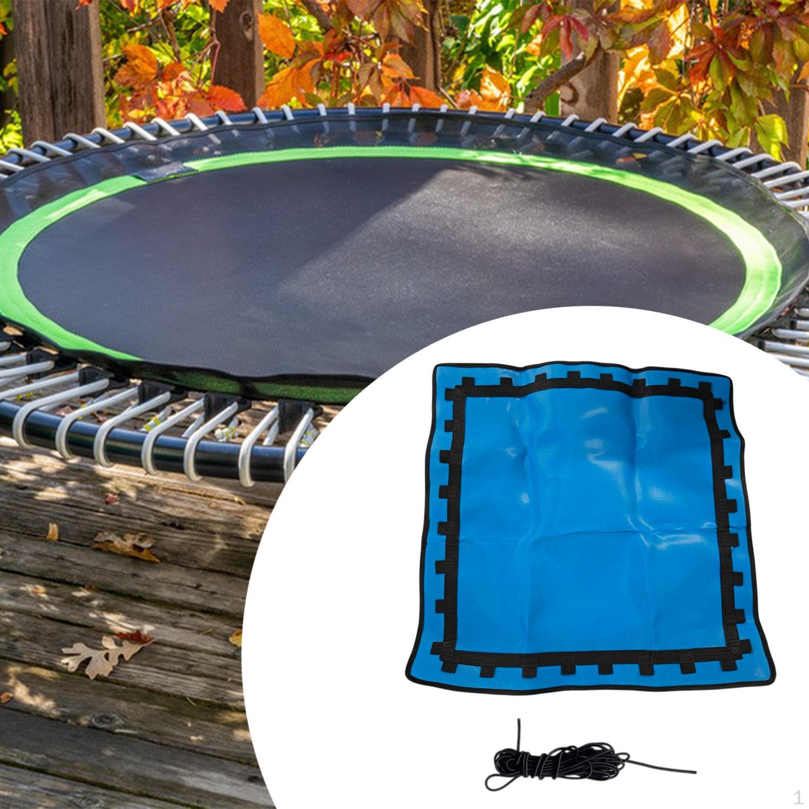 Trampolin Ersetzen Matte Tuch Zubehör Reparatur Pad Springen Rebounder für Übung Indoor blau