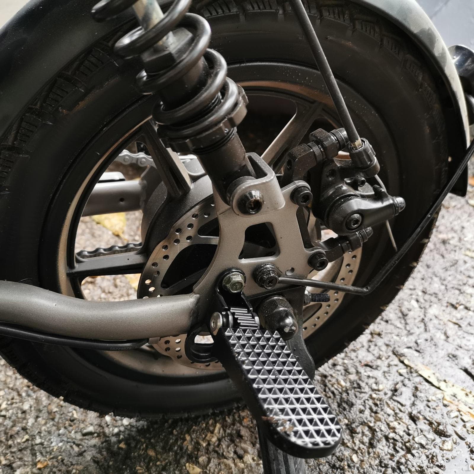 Fahrrad Pedale Hinten Klapp Fußstütze Nicht Slip Fuß Pedal Aluminium Legierung Platten Fahrrad