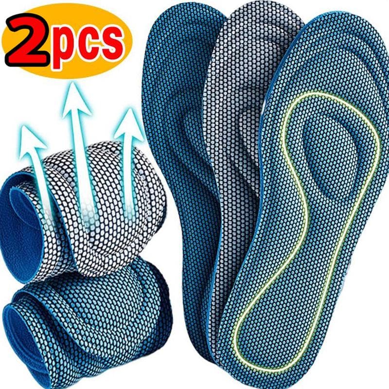 Orthopädische 3D-Nano-Memory-Schaum-Einlegesohlen für Schuhe, antibakterielle Desodorierung, Schweißabsorption, Einsatz für Sportschuhe,