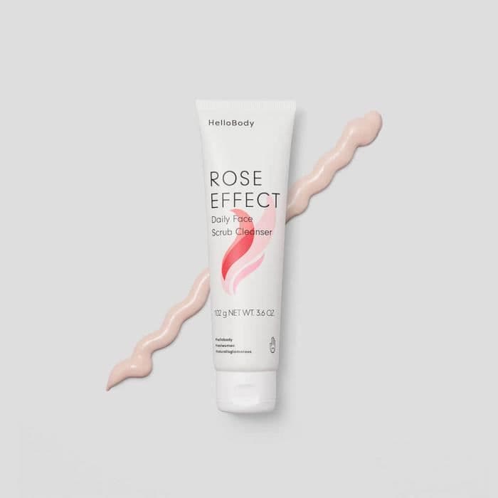 Reinigungs-Peeling - HELLO BODY - Rose Effect - 102 g - Vegan - Alle Hauttypen