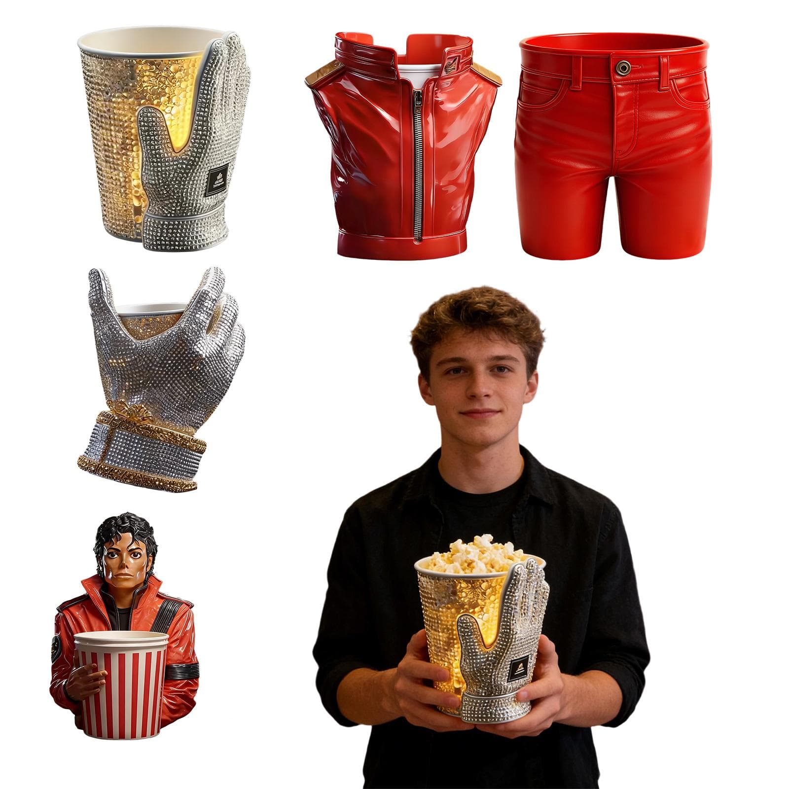 Heißfolien-Produkte: Film Popcorn Eimer, 3D Gedruckter Popcorn Eimer