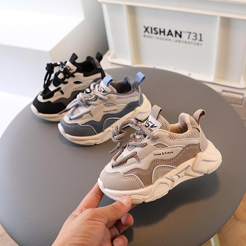Kinder Sportschuhe Mesh Atmungsaktive Jungen Turnschuhe Frühling Herbst Kinder Mädchen Im Freien Laufschuhe cm khaki